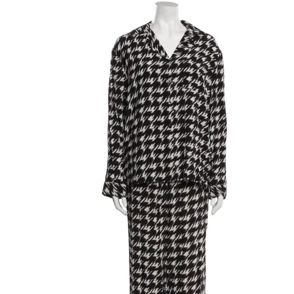 Anine Bing Aiden Set - Houndstooth Print (XS) - Picture 1 of 6